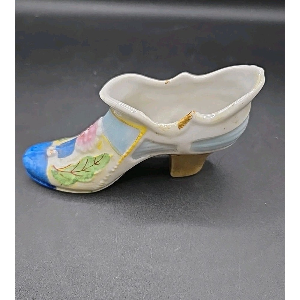 VINTAGE PORCELAIN JAPAN SLIPPER 1950S MADE IN JAPAN - Picture 2 of 8